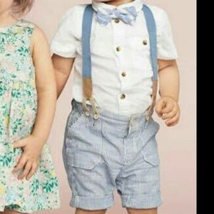 Cherokee Baby Boy Shirt & Shorts Size 6-9 Mths